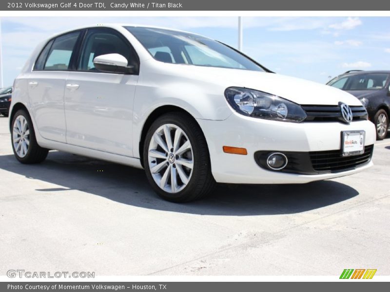 Candy White / Titan Black 2012 Volkswagen Golf 4 Door TDI