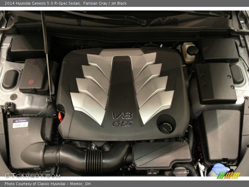  2014 Genesis 5.0 R-Spec Sedan Engine - 5.0 Liter GDI DOHC 32-Valve D-CVVT V8