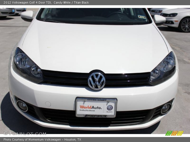 Candy White / Titan Black 2012 Volkswagen Golf 4 Door TDI
