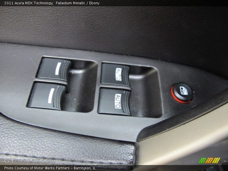 Palladium Metallic / Ebony 2011 Acura MDX Technology
