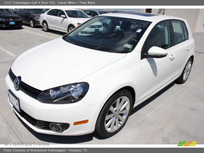 Candy White / Titan Black 2012 Volkswagen Golf 4 Door TDI