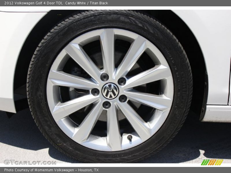 Candy White / Titan Black 2012 Volkswagen Golf 4 Door TDI