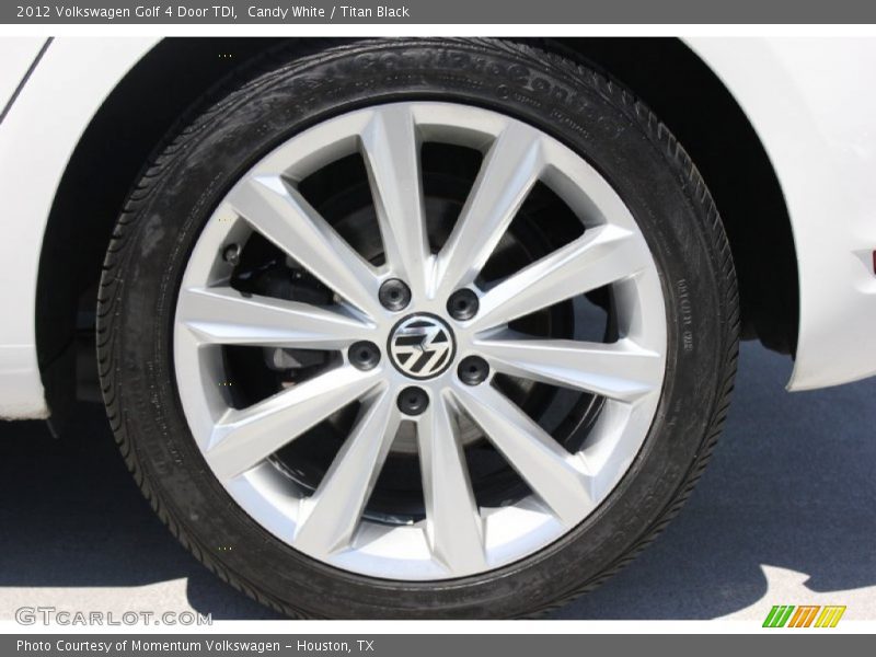 Candy White / Titan Black 2012 Volkswagen Golf 4 Door TDI