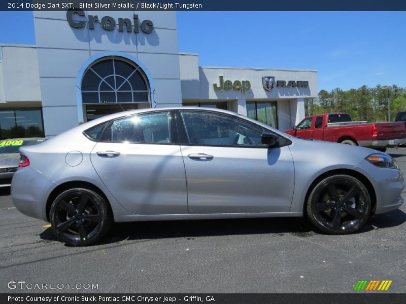 Billet Silver Metallic / Black/Light Tungsten 2014 Dodge Dart SXT