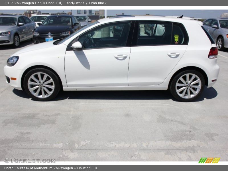 Candy White / Titan Black 2012 Volkswagen Golf 4 Door TDI