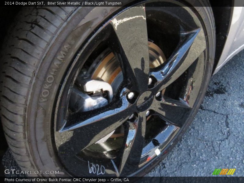 Billet Silver Metallic / Black/Light Tungsten 2014 Dodge Dart SXT
