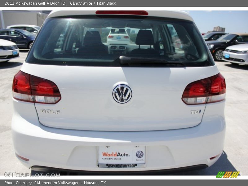 Candy White / Titan Black 2012 Volkswagen Golf 4 Door TDI