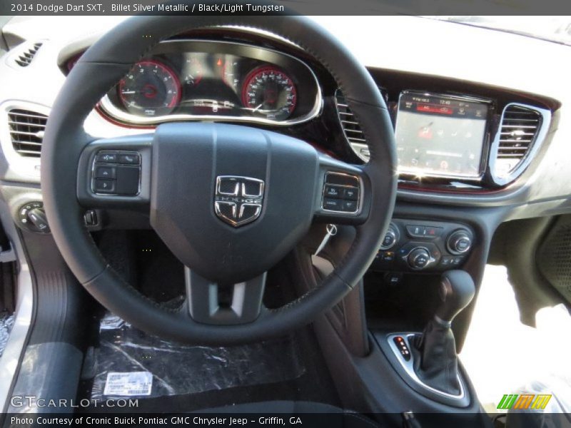 Billet Silver Metallic / Black/Light Tungsten 2014 Dodge Dart SXT
