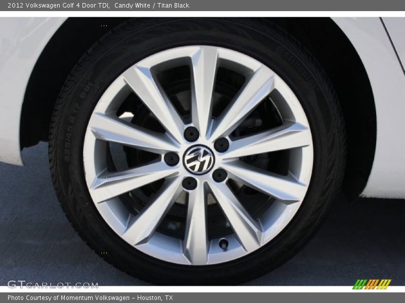 Candy White / Titan Black 2012 Volkswagen Golf 4 Door TDI