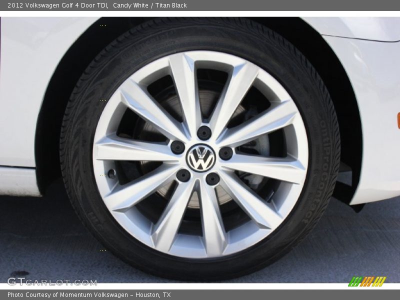 Candy White / Titan Black 2012 Volkswagen Golf 4 Door TDI