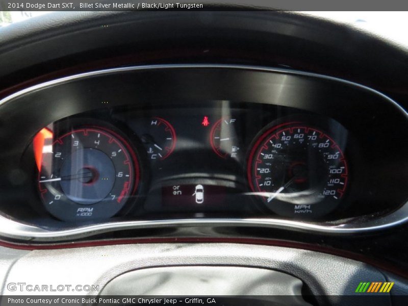Billet Silver Metallic / Black/Light Tungsten 2014 Dodge Dart SXT