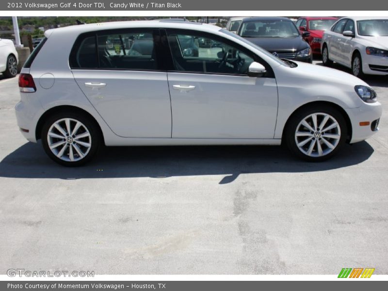 Candy White / Titan Black 2012 Volkswagen Golf 4 Door TDI