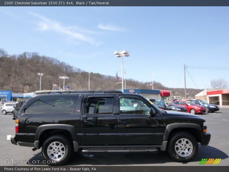 Black / Tan/Neutral 2005 Chevrolet Suburban 1500 Z71 4x4