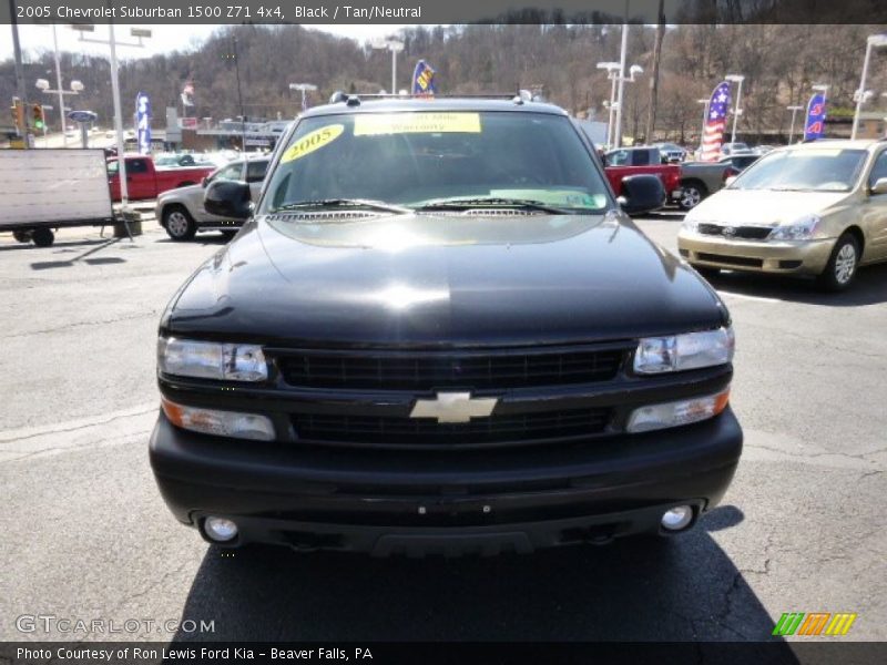 Black / Tan/Neutral 2005 Chevrolet Suburban 1500 Z71 4x4