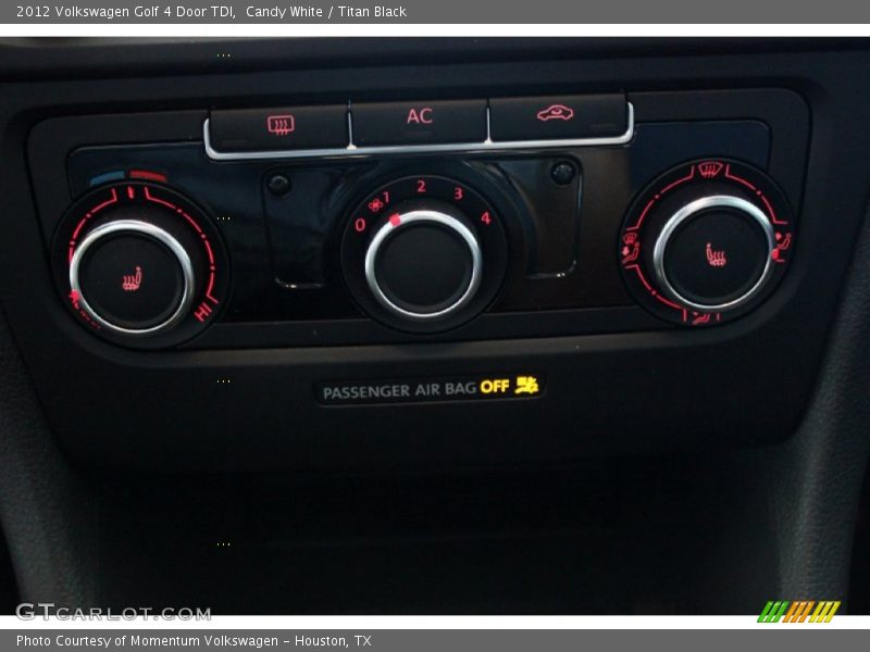 Candy White / Titan Black 2012 Volkswagen Golf 4 Door TDI