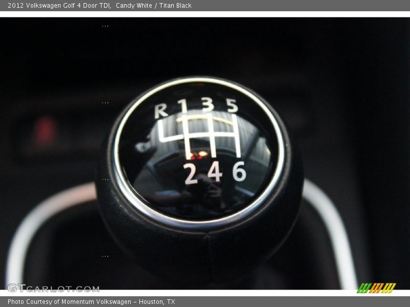 Candy White / Titan Black 2012 Volkswagen Golf 4 Door TDI