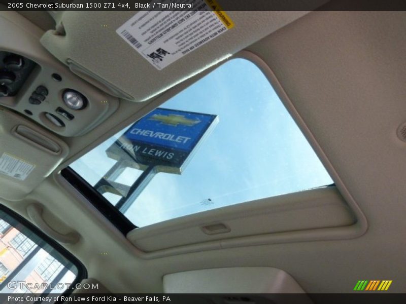 Black / Tan/Neutral 2005 Chevrolet Suburban 1500 Z71 4x4