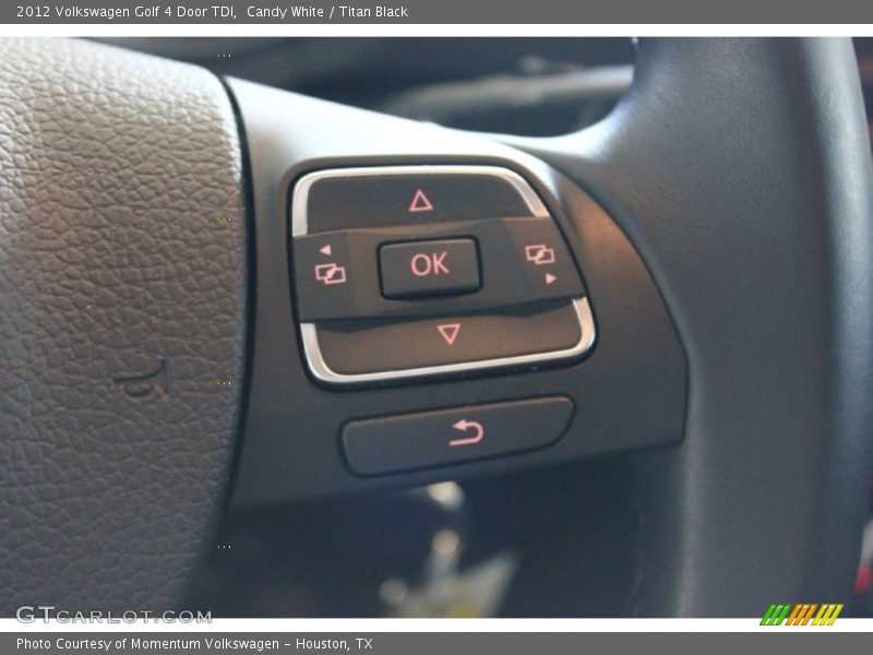 Candy White / Titan Black 2012 Volkswagen Golf 4 Door TDI