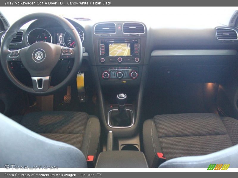 Candy White / Titan Black 2012 Volkswagen Golf 4 Door TDI