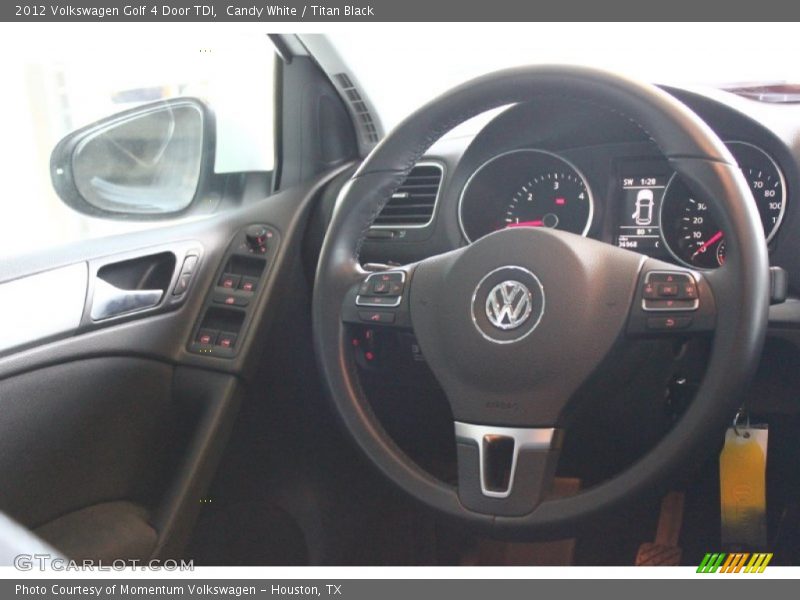 Candy White / Titan Black 2012 Volkswagen Golf 4 Door TDI