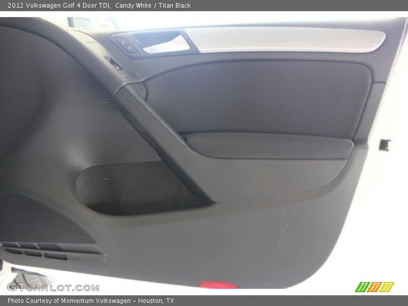 Candy White / Titan Black 2012 Volkswagen Golf 4 Door TDI
