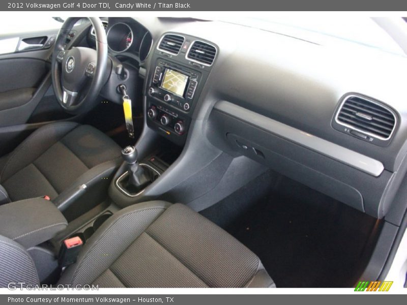Candy White / Titan Black 2012 Volkswagen Golf 4 Door TDI