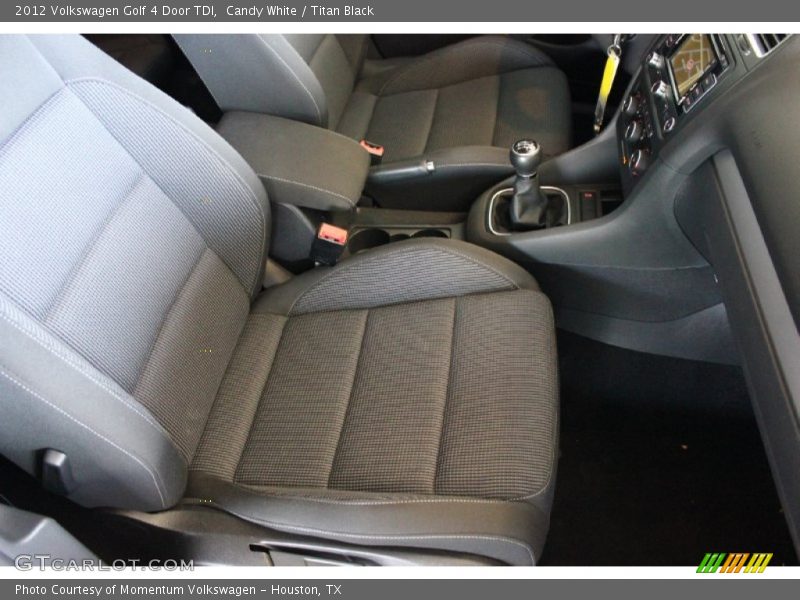 Candy White / Titan Black 2012 Volkswagen Golf 4 Door TDI