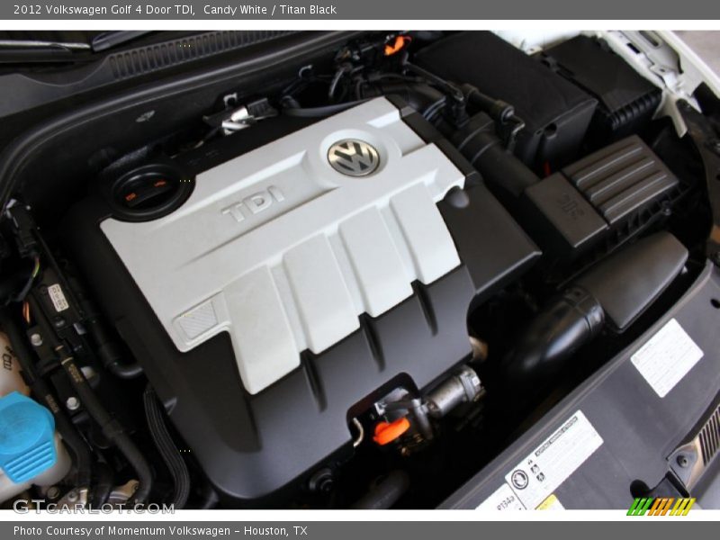 Candy White / Titan Black 2012 Volkswagen Golf 4 Door TDI