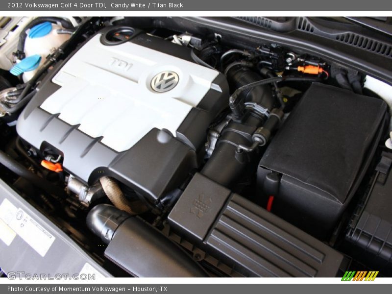 Candy White / Titan Black 2012 Volkswagen Golf 4 Door TDI