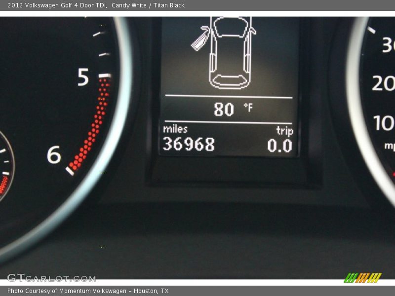 Candy White / Titan Black 2012 Volkswagen Golf 4 Door TDI