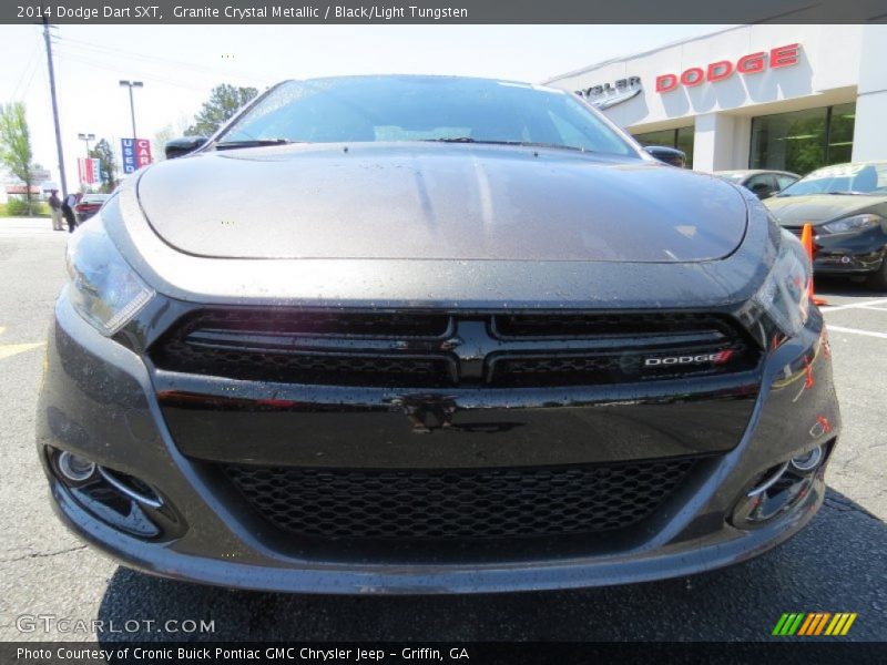 Granite Crystal Metallic / Black/Light Tungsten 2014 Dodge Dart SXT
