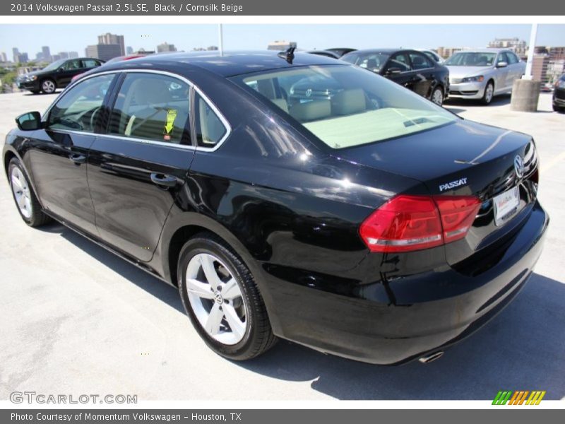 Black / Cornsilk Beige 2014 Volkswagen Passat 2.5L SE