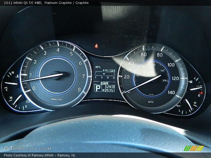 Platinum Graphite / Graphite 2011 Infiniti QX 56 4WD