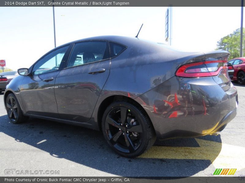 Granite Crystal Metallic / Black/Light Tungsten 2014 Dodge Dart SXT