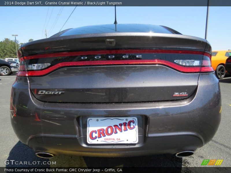 Granite Crystal Metallic / Black/Light Tungsten 2014 Dodge Dart SXT