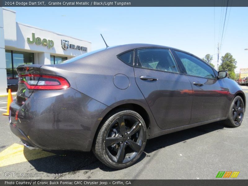 Granite Crystal Metallic / Black/Light Tungsten 2014 Dodge Dart SXT