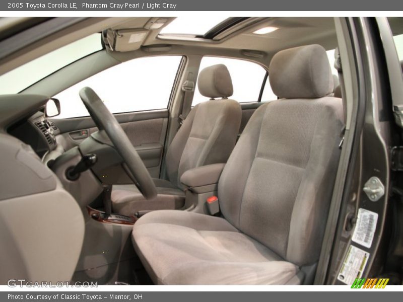 Phantom Gray Pearl / Light Gray 2005 Toyota Corolla LE