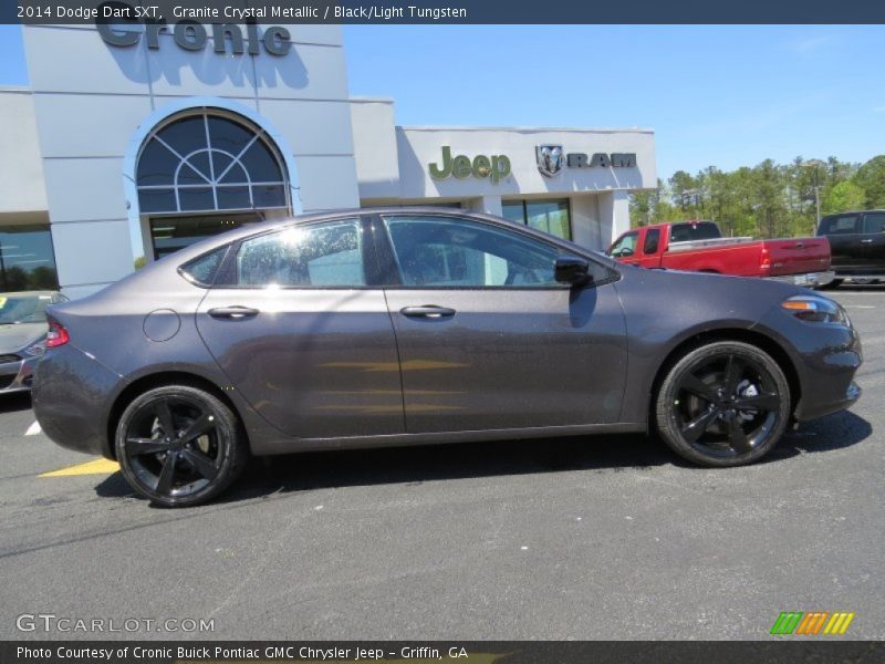 Granite Crystal Metallic / Black/Light Tungsten 2014 Dodge Dart SXT