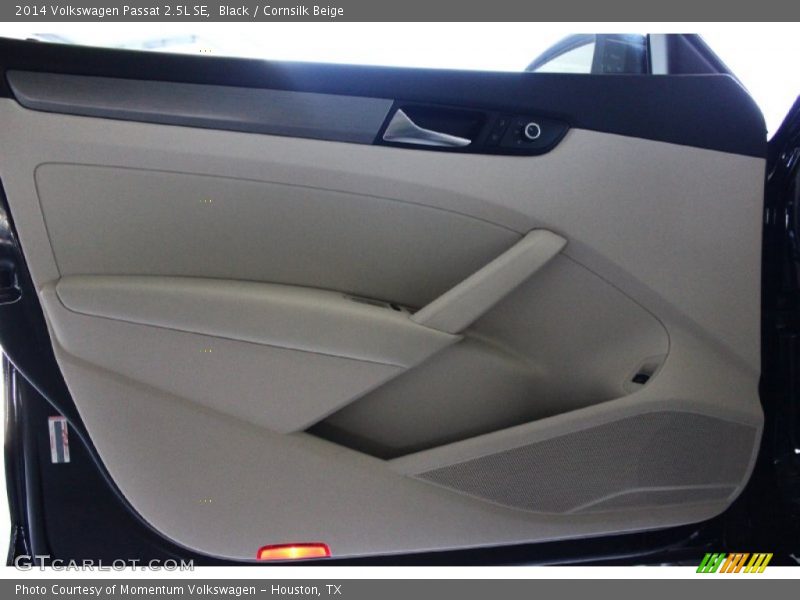 Black / Cornsilk Beige 2014 Volkswagen Passat 2.5L SE