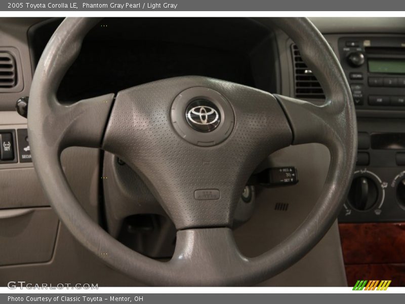 Phantom Gray Pearl / Light Gray 2005 Toyota Corolla LE