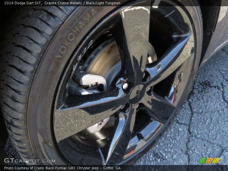 Granite Crystal Metallic / Black/Light Tungsten 2014 Dodge Dart SXT