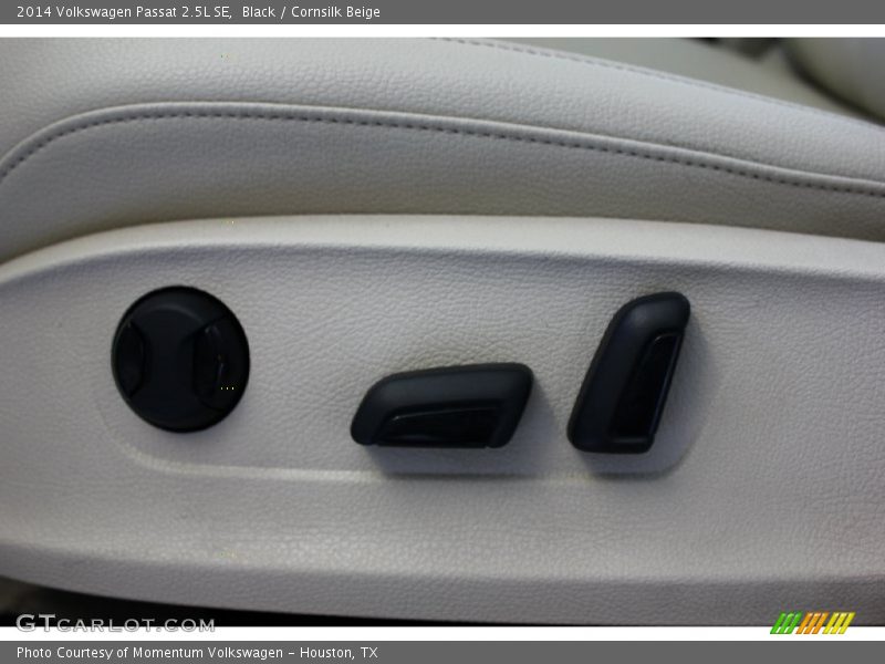 Black / Cornsilk Beige 2014 Volkswagen Passat 2.5L SE