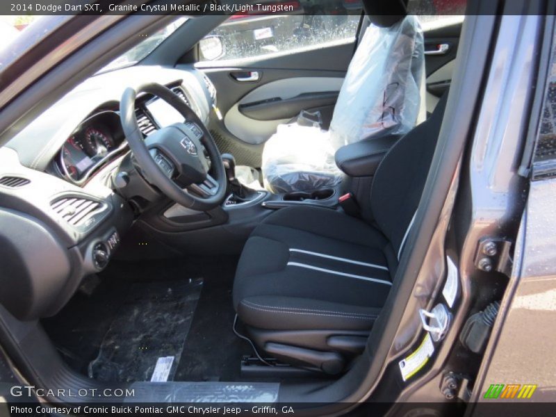 Granite Crystal Metallic / Black/Light Tungsten 2014 Dodge Dart SXT