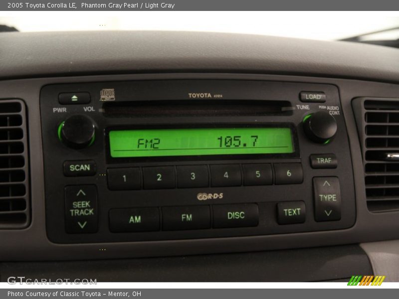 Phantom Gray Pearl / Light Gray 2005 Toyota Corolla LE