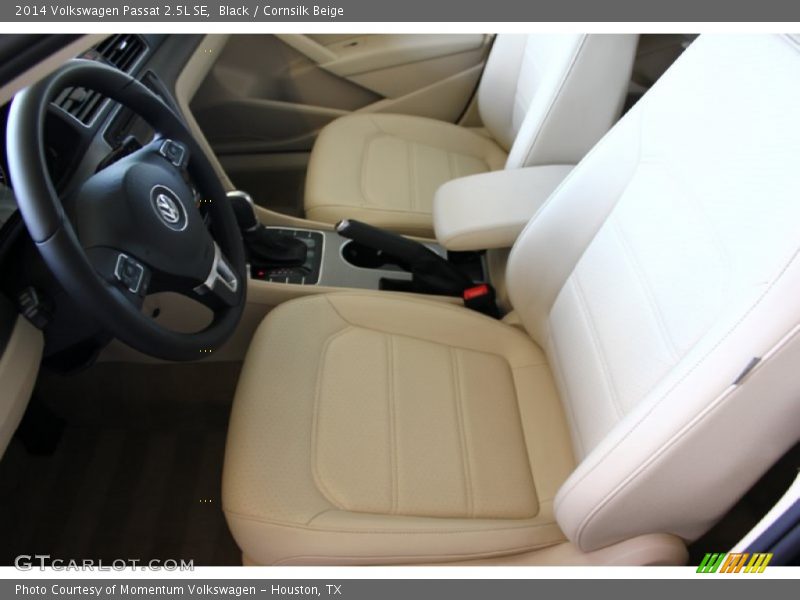 Black / Cornsilk Beige 2014 Volkswagen Passat 2.5L SE