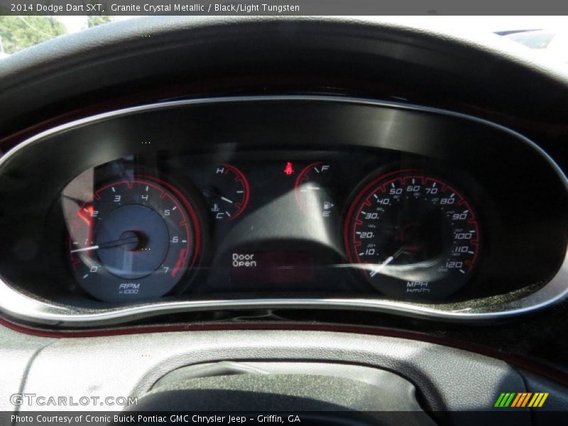 Granite Crystal Metallic / Black/Light Tungsten 2014 Dodge Dart SXT