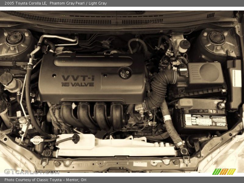 Phantom Gray Pearl / Light Gray 2005 Toyota Corolla LE