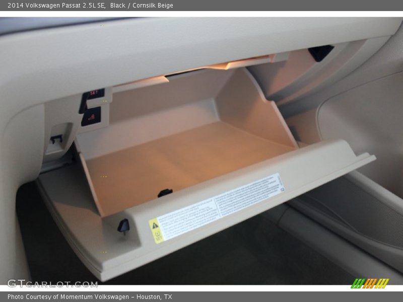 Black / Cornsilk Beige 2014 Volkswagen Passat 2.5L SE