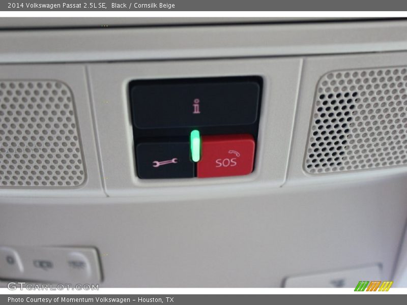 Black / Cornsilk Beige 2014 Volkswagen Passat 2.5L SE