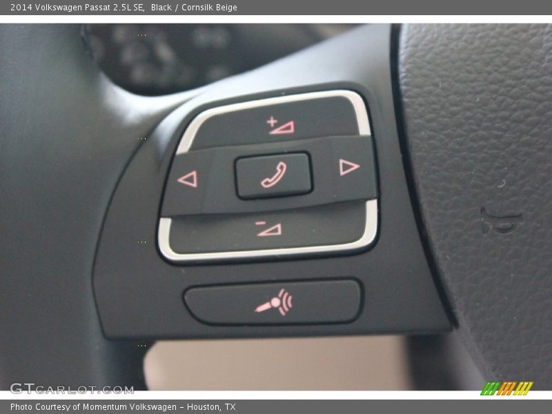 Black / Cornsilk Beige 2014 Volkswagen Passat 2.5L SE